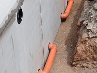 detailní reference, Betonová retenční nádrž typu ND pro využití dešťové vody pro závlahu fotbalového hřiště – Přáslavice, db betonové jímky